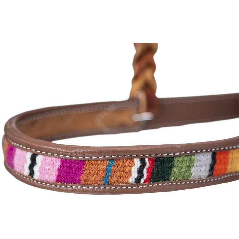 Load image into Gallery viewer, Silver Royal Woven Serape Noseband
