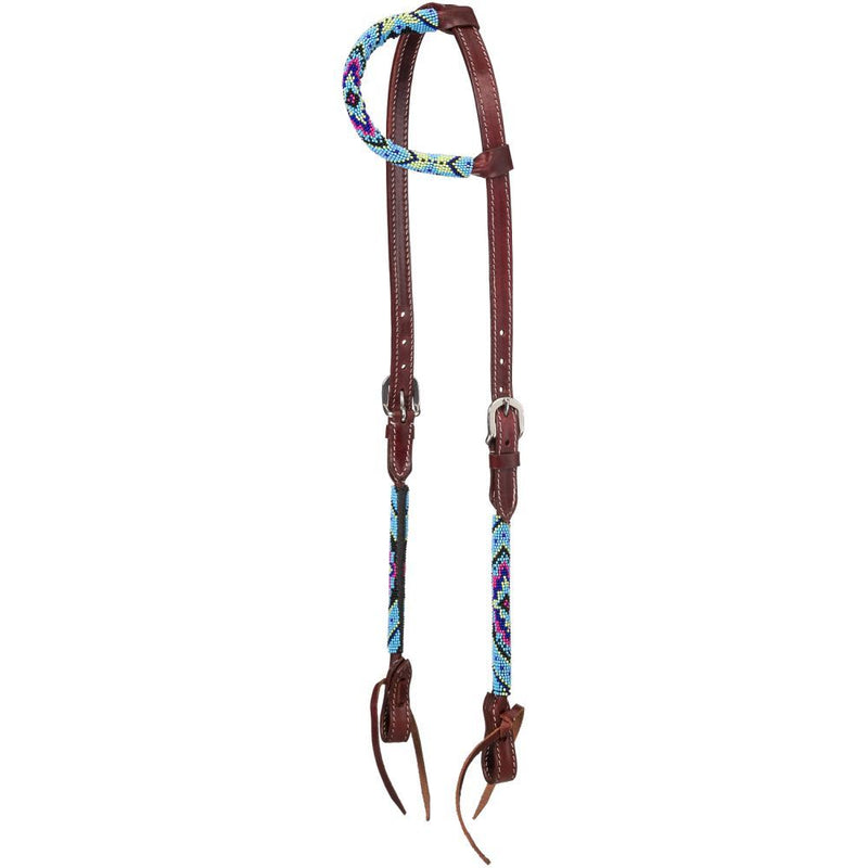 Load image into Gallery viewer, Royal King Beaded Diamond Single Ear Headstall
