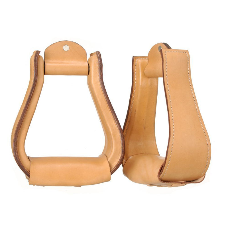 Load image into Gallery viewer, Tough1® Leather Covered Stirrups
