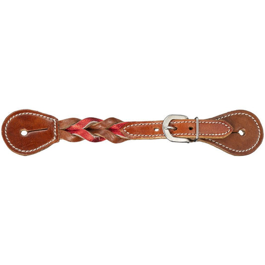 Royal King® Braided Leather Spur Straps