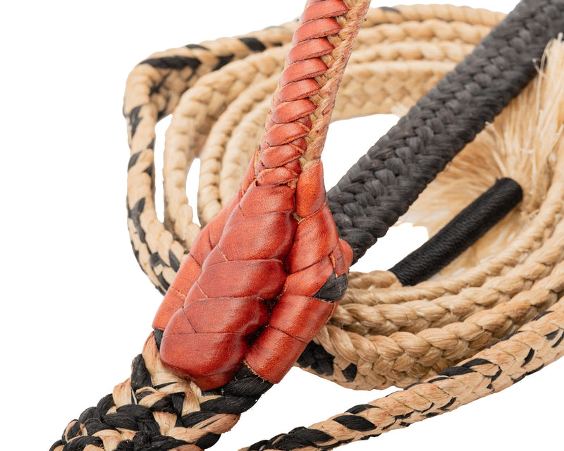 Load image into Gallery viewer, Brazilian Bull Rope - 3/4&quot; Full Laced Handle 7/8&quot; Soft Tail
