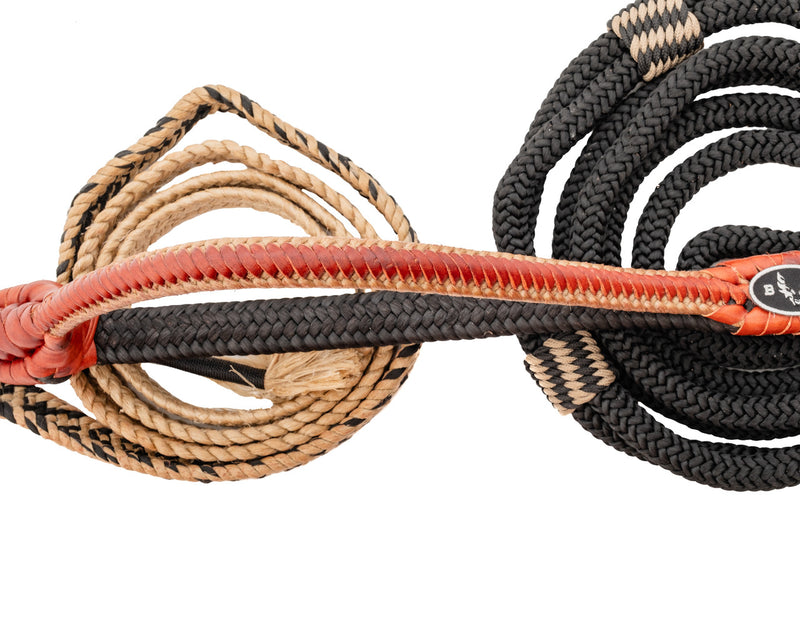 Load image into Gallery viewer, Brazilian Bull Rope - 3/4&quot; Full Laced Handle 7/8&quot; Soft Tail
