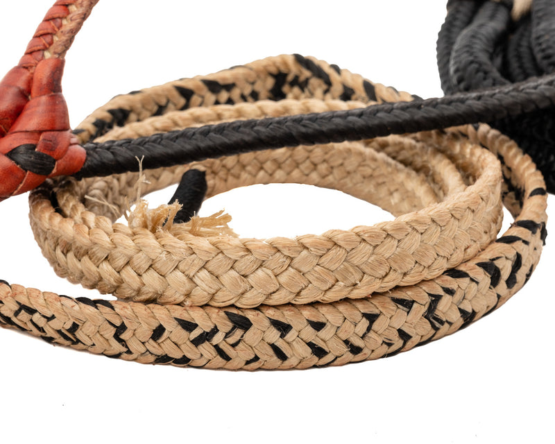 Load image into Gallery viewer, Brazilian Bull Rope - 3/4&quot; Full Laced Handle 7/8&quot; Soft Tail
