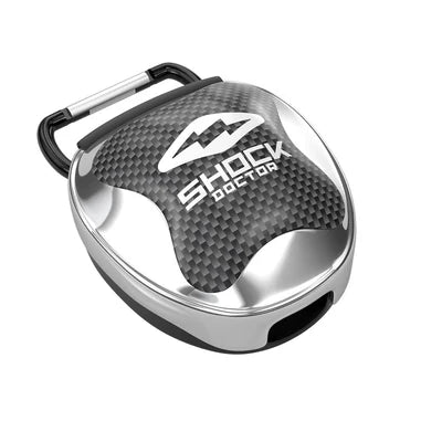 Load image into Gallery viewer, Chrome Silver Mouthguard Case
